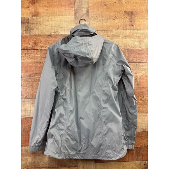 Lauren James Co. Preptec Hooded Lightweight Gray Nylon Jacket M - Picture 8 of 9